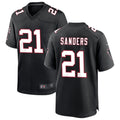 Parkc A.Falcons #21 Deion Sanders Player Black Throwback Limited Stitched Jerseys