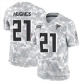 Parkc A.Falcons #21 Mike Hughes Player Arctic Camo Salute to Service Limited Stitched Jerseys