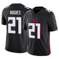 Parkc A.Falcons #21 Mike Hughes Player Black Vapor F.U.S.E. Limited Stitched Jerseys