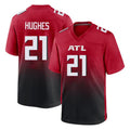 Parkc A.Falcons #21 Mike Hughes Player Red Home Game Stitched Jerseys