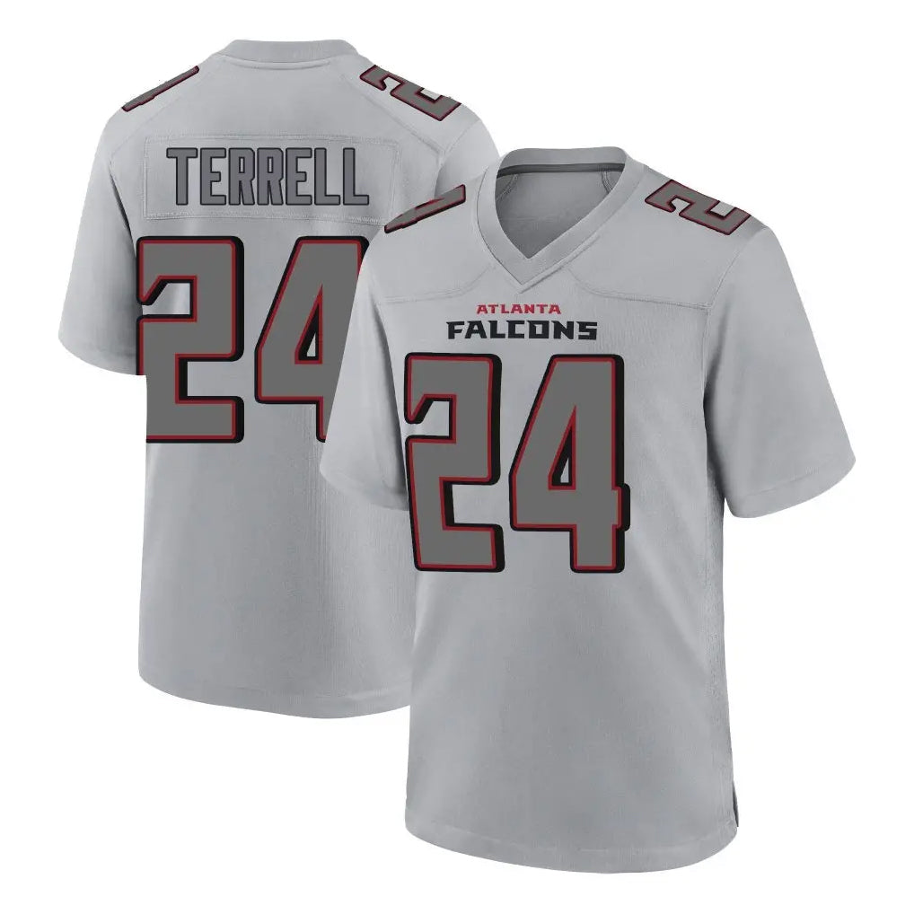 Parkc A.Falcons #24 A.J. Terrell Jr. Branch Player Gray Fashion Home Game Stitched Jerseys