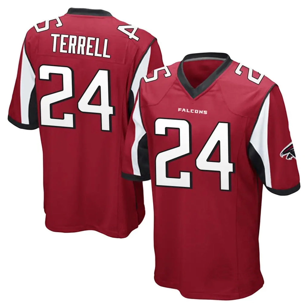 Parkc A.Falcons #24 A.J. Terrell Jr. Player Red Color Vapor Home Game Stitched Jerseys