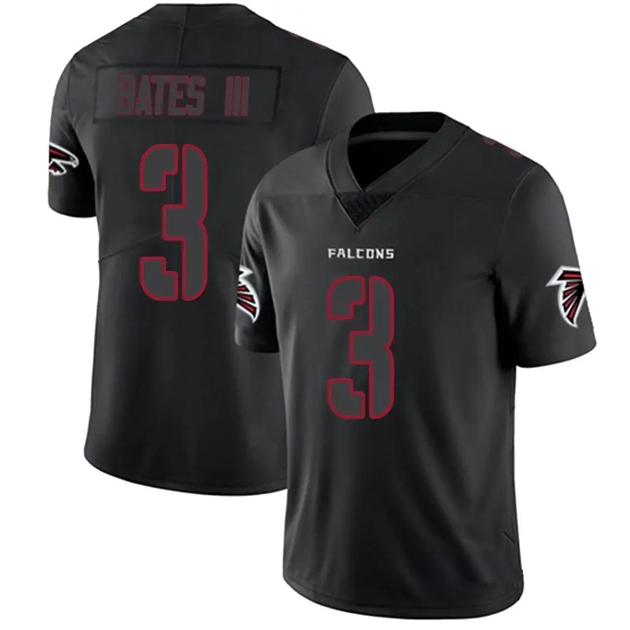 Parkc A.Falcons #3 Jessie Bates III Player Black Impact Limited Stitched Jerseys
