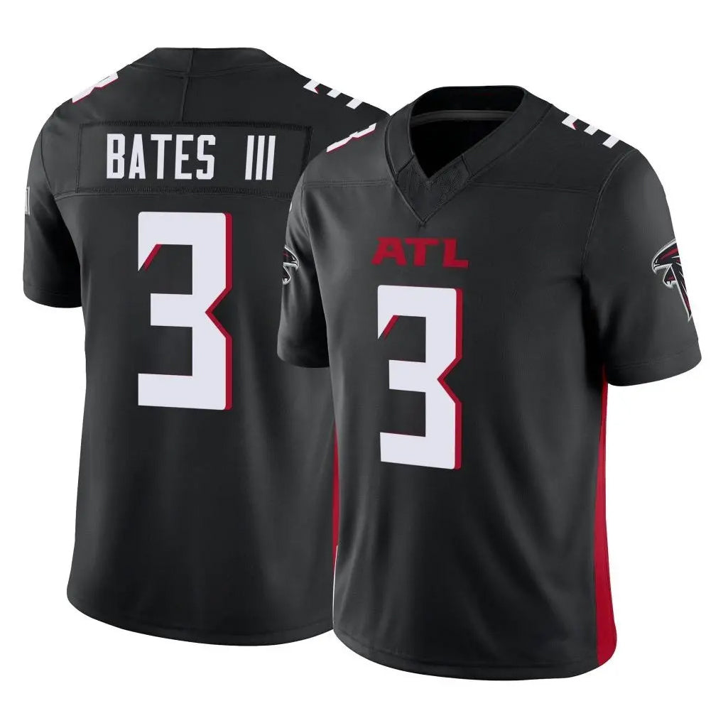 Parkc A.Falcons #3 Jessie Bates III Player Black Vapor F.U.S.E. Limited Home Game Stitched Jerseys