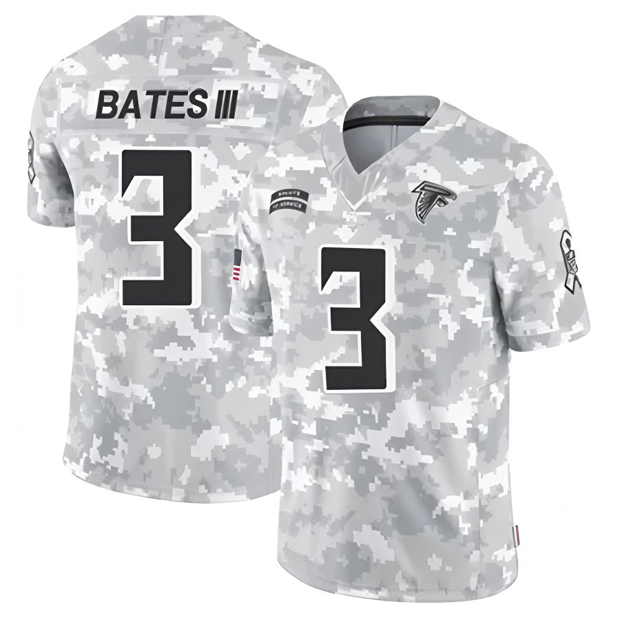Parkc A.Falcons #3 Jessie Bates III Player Camo Salute to Service Limited Stitched Stitched Jerseys