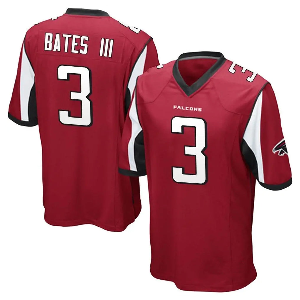 Parkc A.Falcons #3 Jessie Bates III Player Red Color Vapor Home Game Stitched Jerseys