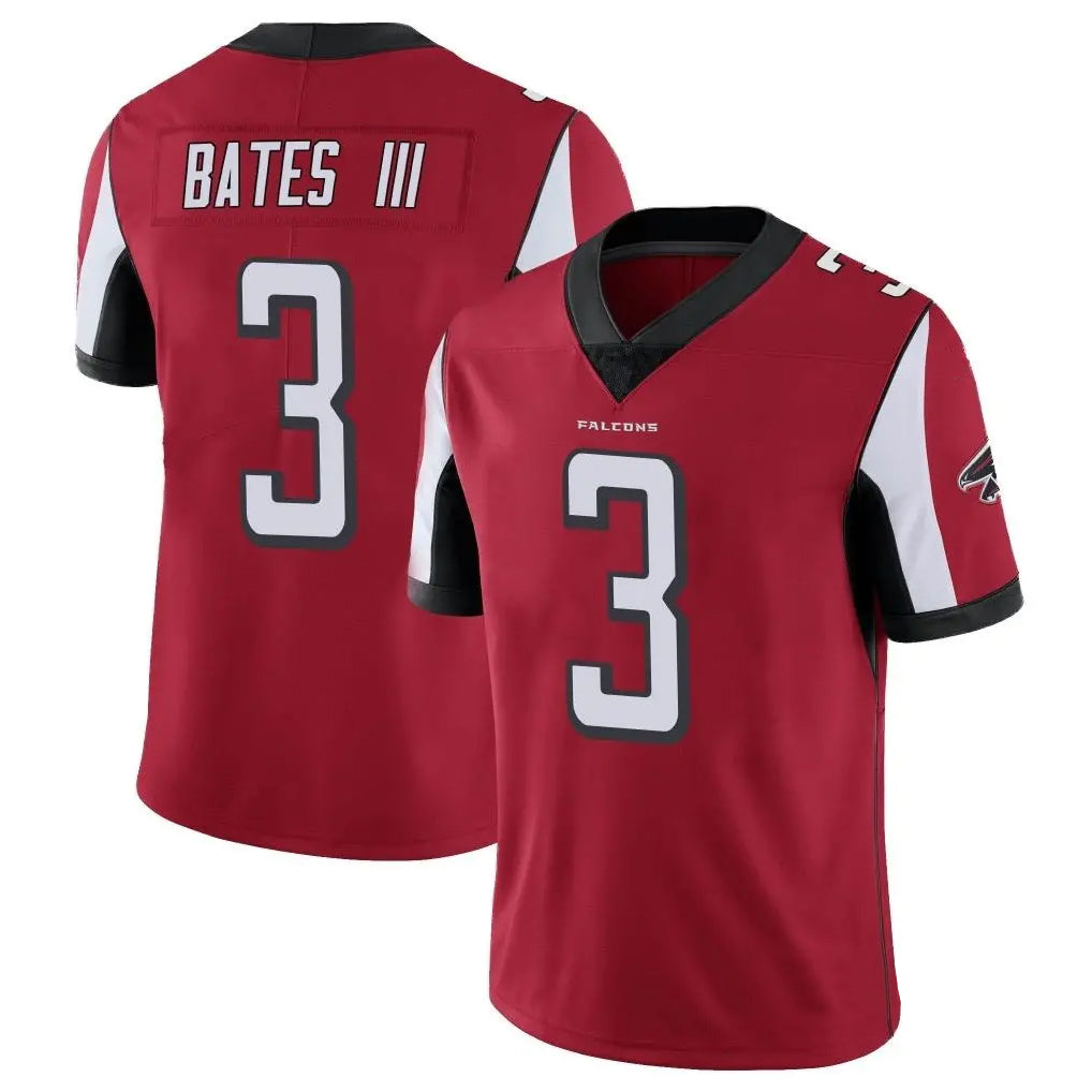 Parkc A.Falcons #3 Jessie Bates III Player Red Color Vapor Untouchable Limited Home Game Stitched Jerseys