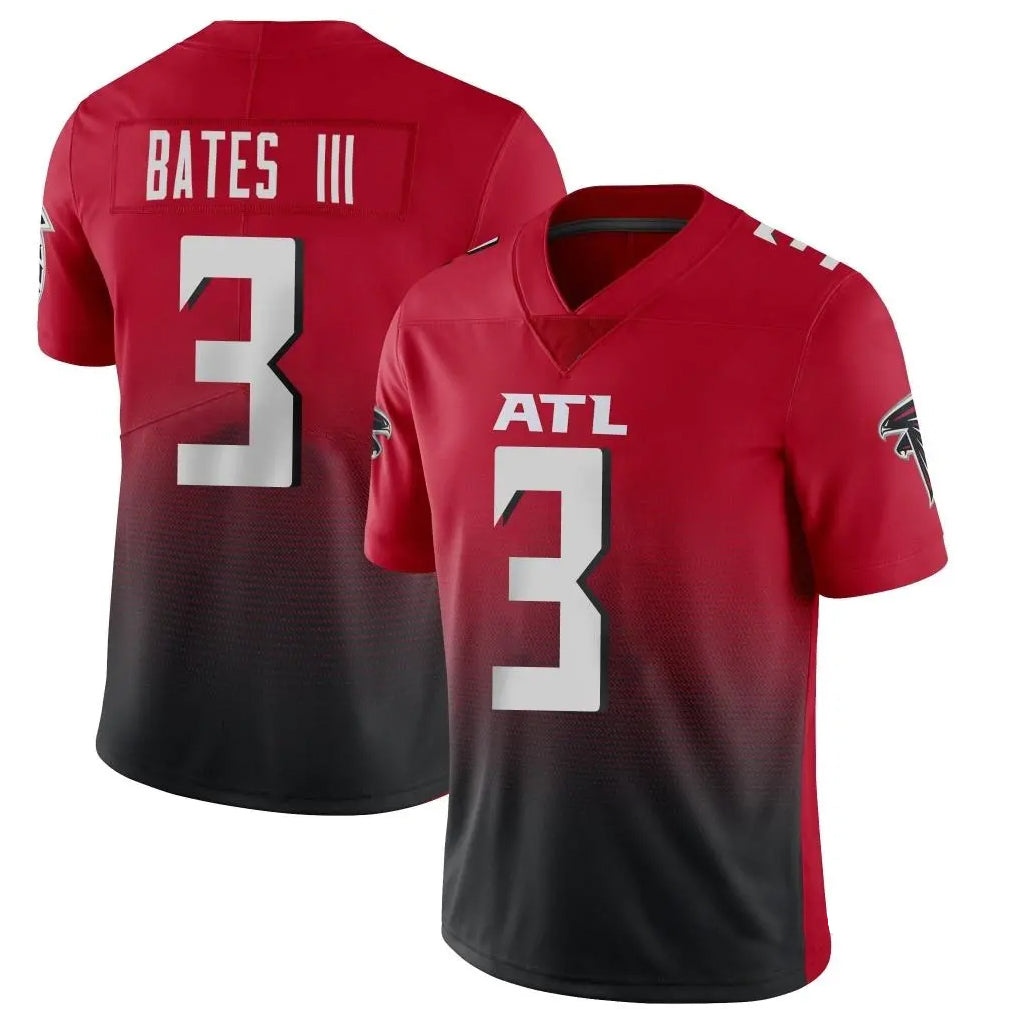 Parkc A.Falcons #3 Jessie Bates III Player Red Vapor Untouchable Limited Home Game Stitched Jerseys