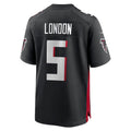 Parkc A.Falcons #5 Drake London Player Black Home Game Stitched Jerseys