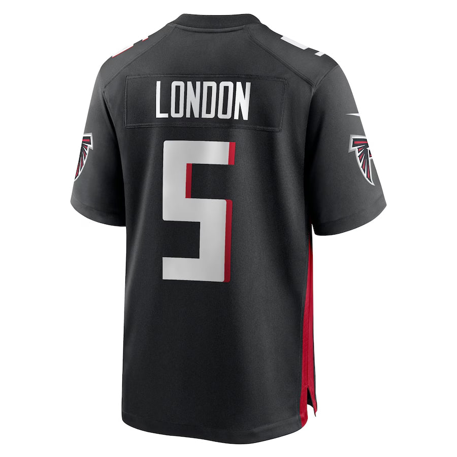 Parkc A.Falcons #5 Drake London Player Black Home Game Stitched Jerseys