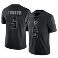 Parkc A.Falcons #5 Drake London Player Black RFLCTV Limited Stitched Jerseys