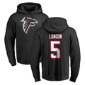 Parkc A.Falcons #5 Drake London Player Black Salute to Service Hoodies Stitched Jerseys