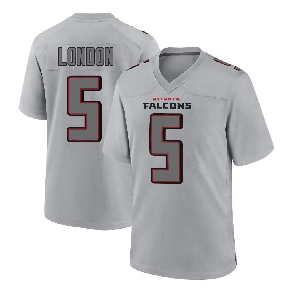 Parkc A.Falcons #5 Drake London Player Gray Fashion Home Game Stitched Jerseys