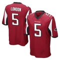 Parkc A.Falcons #5 Drake London Player Red Color Vapor Home Game Stitched Jerseys