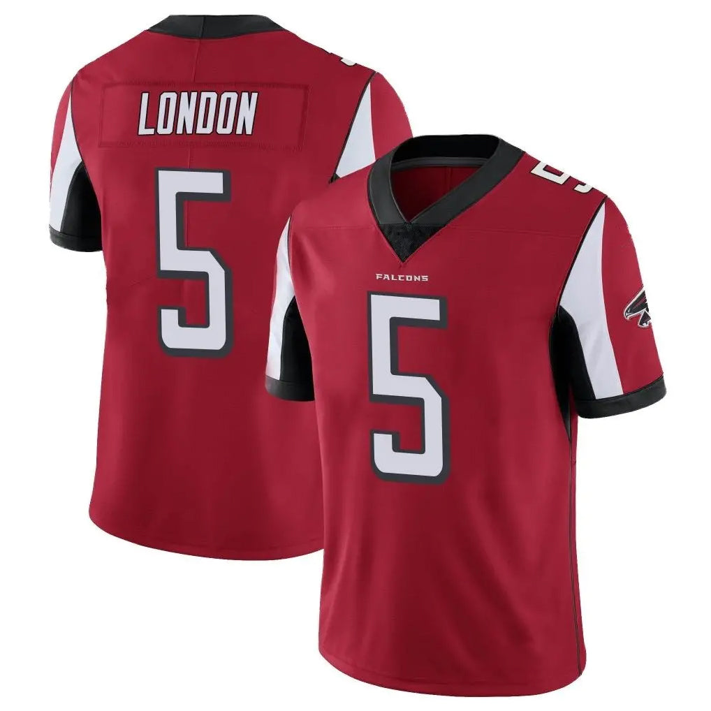 Parkc A.Falcons #5 Drake London Player Red Color Vapor Untouchable Limited Home Game Stitched Jerseys