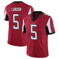 Parkc A.Falcons #5 Drake London Player Red Color Vapor Untouchable Limited Home Game Stitched Jerseys