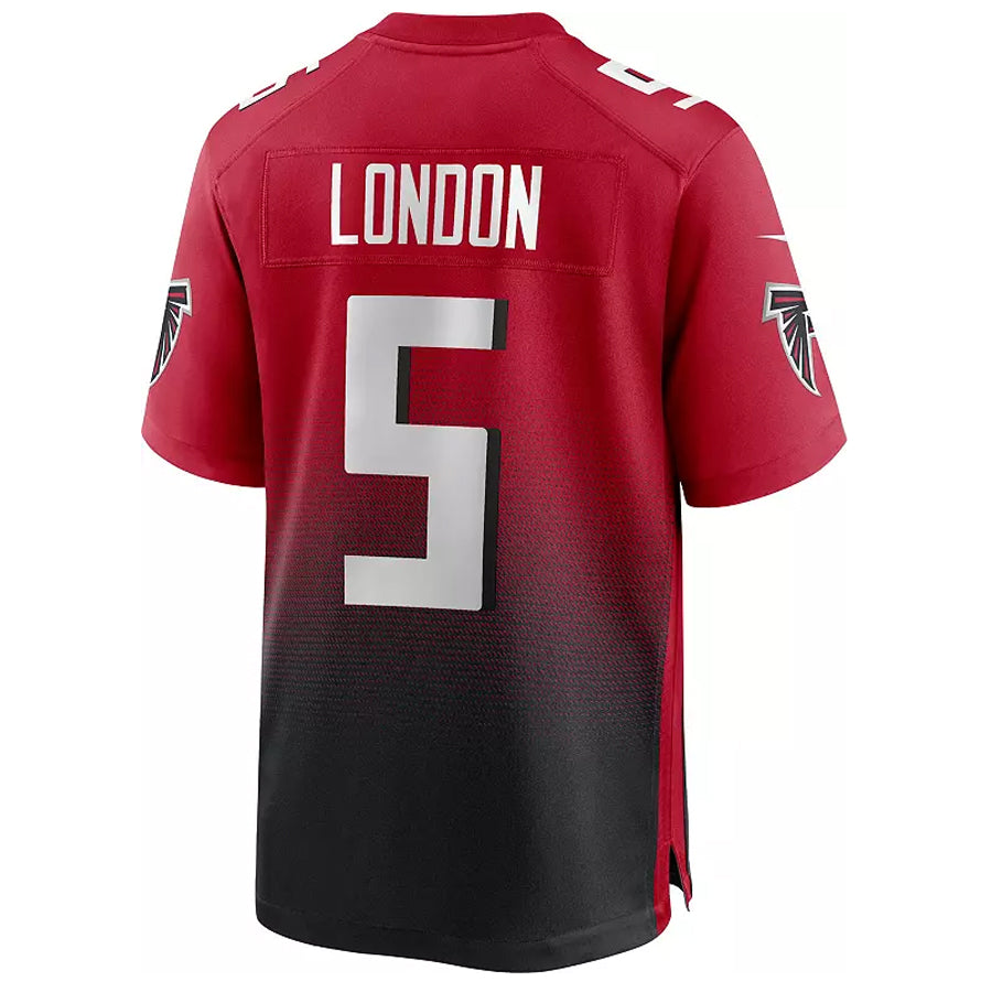 Parkc A.Falcons #5 Drake London Player Red Home Game Stitched Jerseys