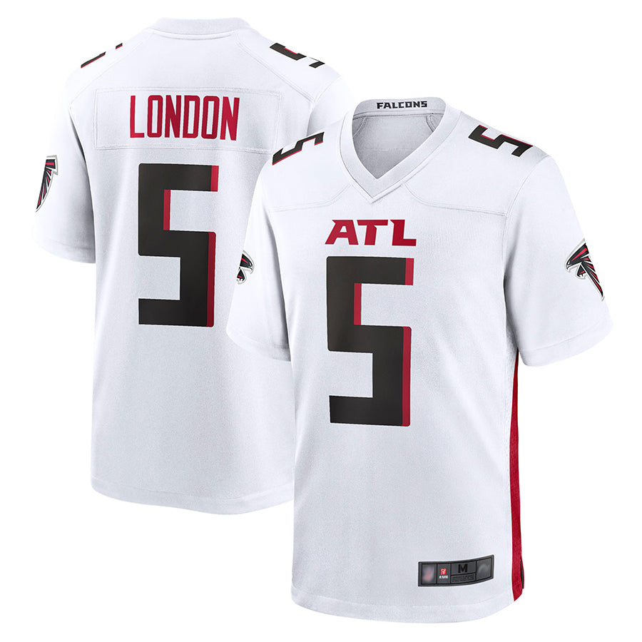 Parkc A.Falcons #5 Drake London Player White Game Stitched Jerseys