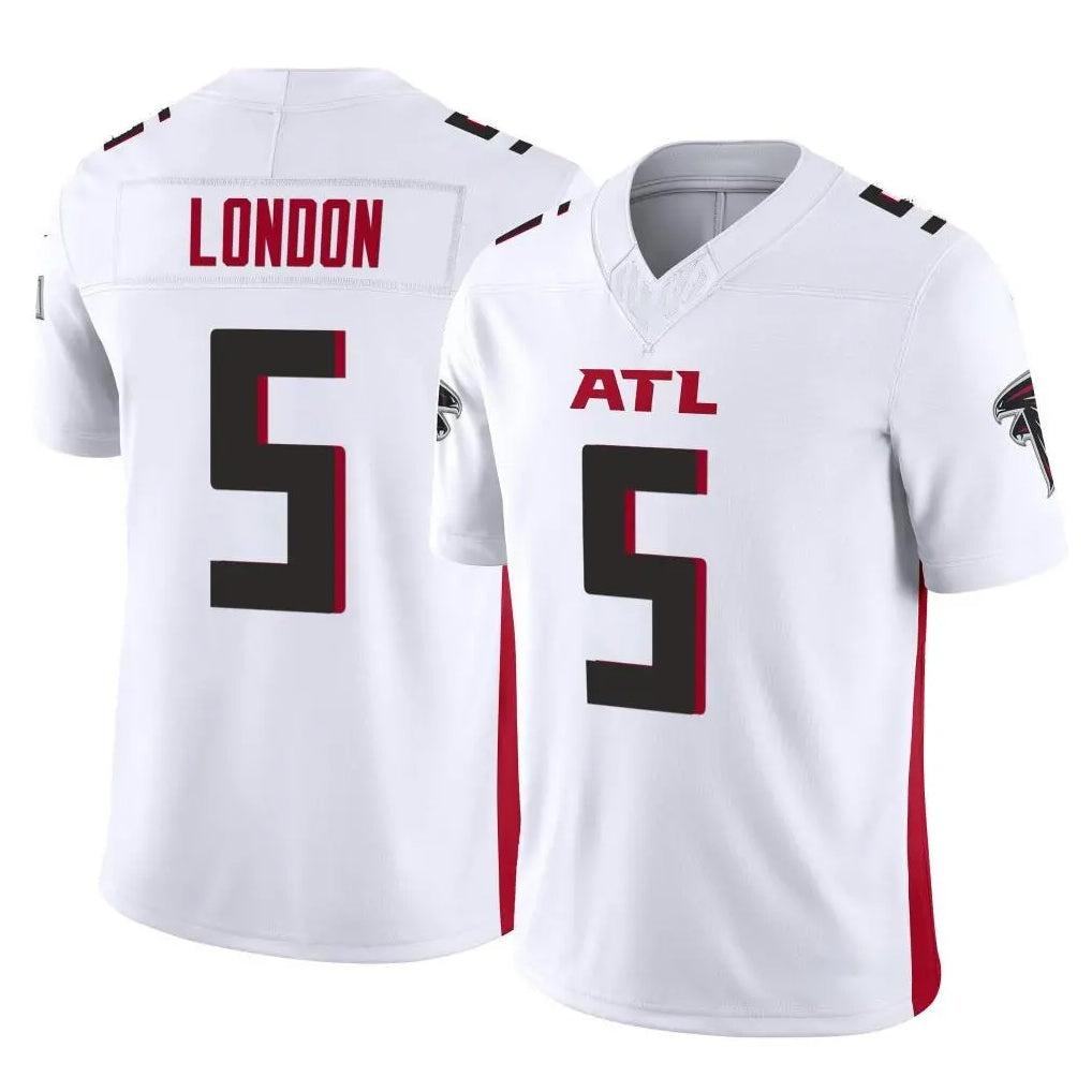 Parkc A.Falcons #5 Drake London Player White Vapor F.U.S.E. Limited Home Game Stitched Jerseys