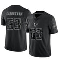 Parkc A.Falcons #63 Chris Lindstrom Player Black RFLCTV Limited Stitched Jerseys