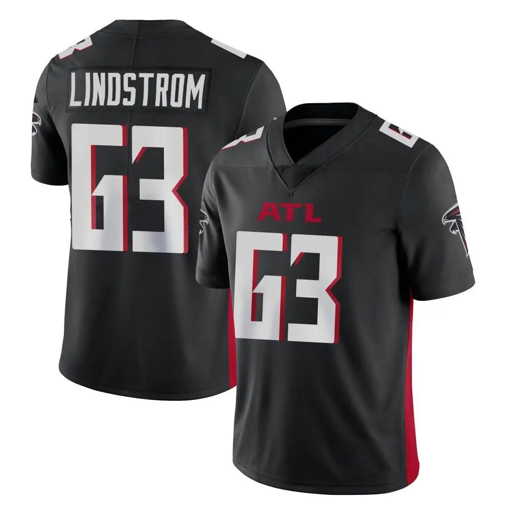 Parkc A.Falcons #63 Chris Lindstrom Player Black Vapor Untouchable Limited Home Game Stitched Jerseys