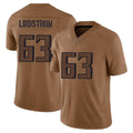 Parkc A.Falcons #63 Chris Lindstrom Player Brown Salute To Service Limited Stitched Jerseys