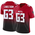Parkc A.Falcons #63 Chris Lindstrom Player Red Vapor F.U.S.E. Limited Stitched Jerseys