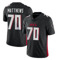 Parkc A.Falcons #70 Jake Matthews Player Black Vapor Untouchable Limited Home Game Stitched Jerseys