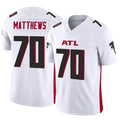Parkc A.Falcons #70 Jake Matthews Player White Vapor F.U.S.E. Limited Stitched Jerseys