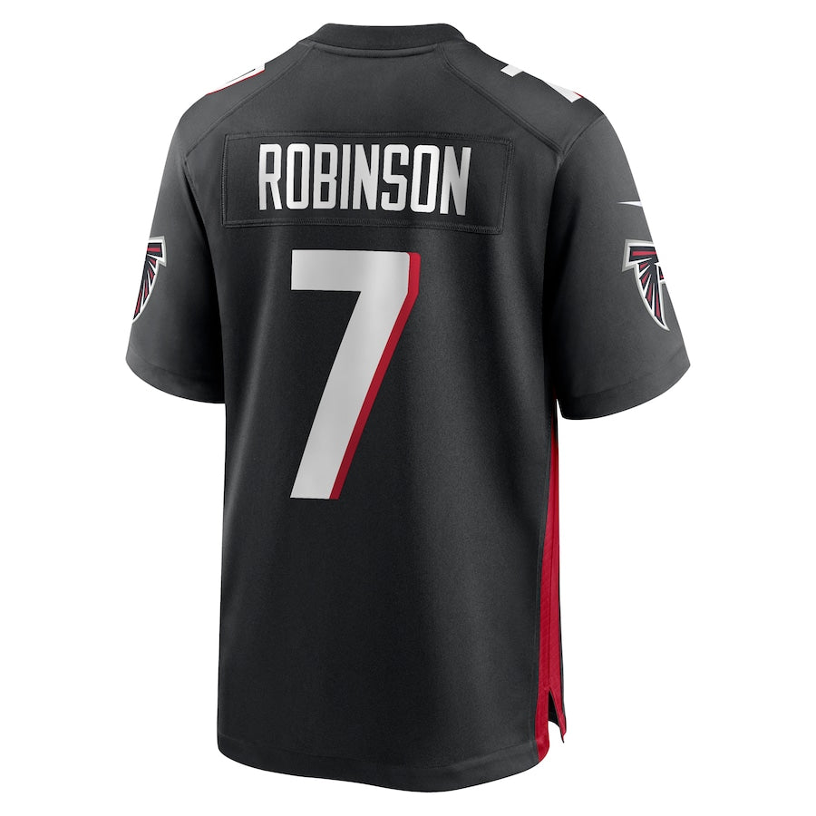 Parkc A.Falcons #7 Bijan Robinson Player Black Game Home Stitched Jerseys