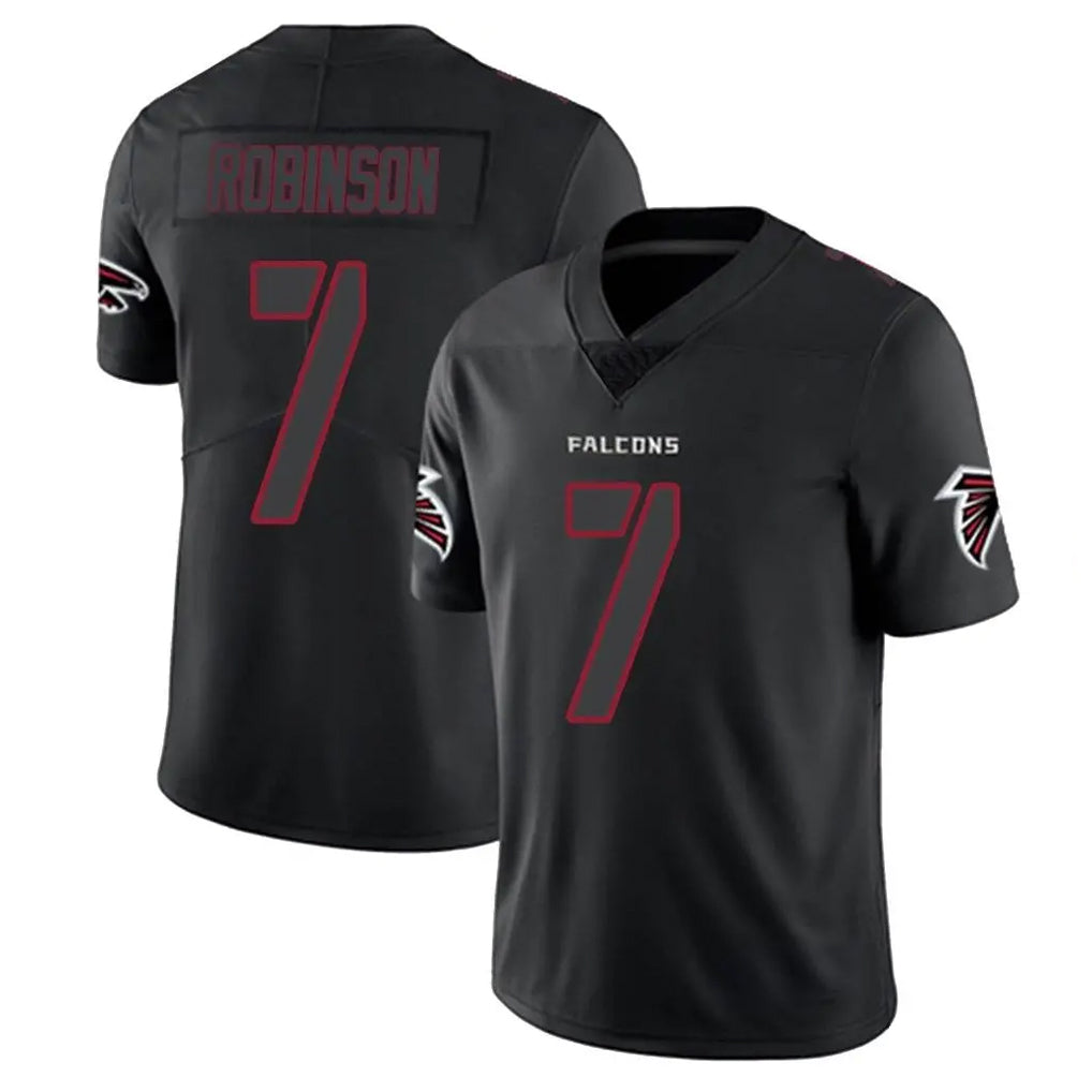 Parkc A.Falcons #7 Bijan Robinson Player Black Impact Limited Stitched Jerseys