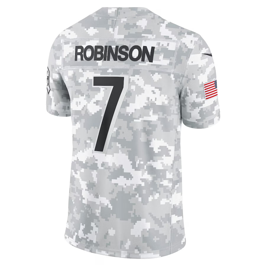 Parkc A.Falcons #7 Bijan Robinson Player Camo Salute to Service Limited Stitched Jerseys