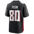 Parkc A.Falcons #80 Andre Rison Player Black Home Game Stitched Jerseys