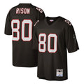 Parkc A.Falcons #80 Andre Rison Player Mitchell & Ness Black 1992 Legacy Stitched Jerseys