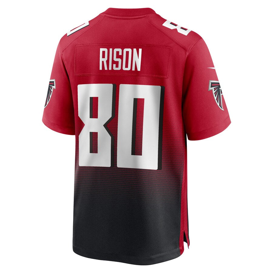 Parkc A.Falcons #80 Andre Rison Player Red Home Game Stitched Jerseys