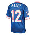 Parkc B.Bills 1994 #12 Jim Kelly Mitchell & Ness Royal Authentic Throwback Retired Player Stitched Puhic Jersey