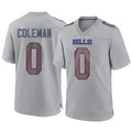 Parkc B.Bills #0 Keon Coleman Player Gray Home Game Stitched Jerseys