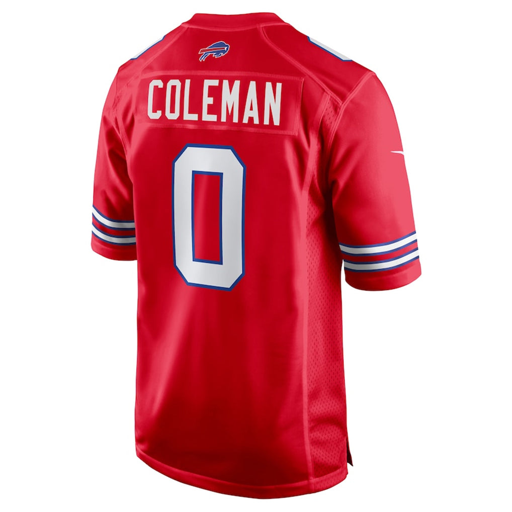 Parkc B.Bills #0 Keon Coleman Player Red Home Game Stitched Jerseys