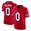 Parkc B.Bills #0 Keon Coleman Player Red Vapor F.U.S.E. Jersey Limited Home Game Stitched Jerseys