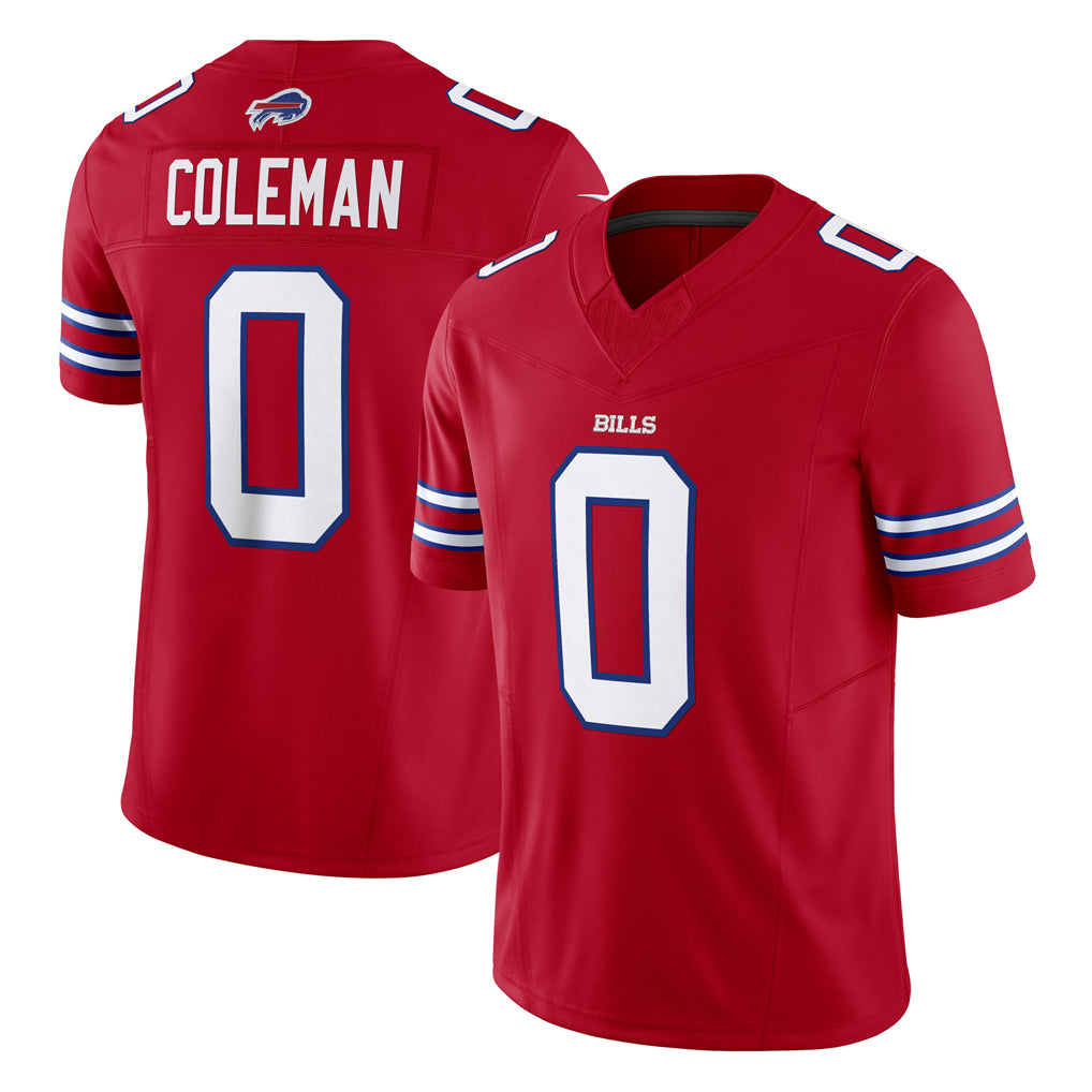 Parkc B.Bills #0 Keon Coleman Player Red Vapor F.U.S.E. Jersey Limited Home Game Stitched Jerseys