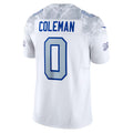Parkc B.Bills #0 Keon Coleman Player White Rivalries Collection Limited Game Stitched Jerseys