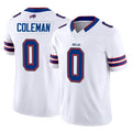 Parkc B.Bills #0 Keon Coleman Player White Vapor F.U.S.E. Jersey Limited Home Game Stitched Jerseys