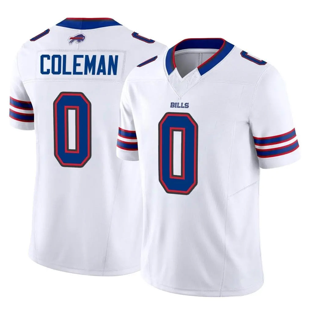 Parkc B.Bills #0 Keon Coleman Player White Vapor F.U.S.E. Jersey Limited Home Game Stitched Jerseys