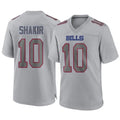 Parkc B.Bills #10 Khalil Shakir Player Gray Fashion Home Game Stitched Jerseys