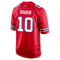 Parkc B.Bills #10 Khalil Shakir Player Red Home Game Stitched Jerseys