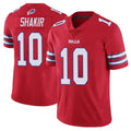 Parkc B.Bills #10 Khalil Shakir Player Red Vapor Untouchable Limited Home Game Stitched Jerseys
