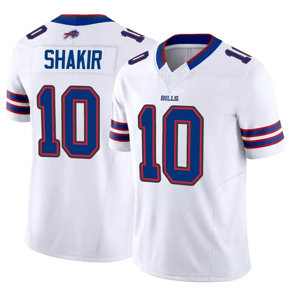 Parkc B.Bills #10 Khalil Shakir Player Vapor F.U.S.E. Limited White Stitched Jerseys