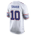 Parkc B.Bills #10 Khalil Shakir Player White Home Game Stitched Jerseys