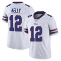 Parkc B.Bills #12 Jim Kelly Player White Vapor Untouchable Limited Stitched Jerseys