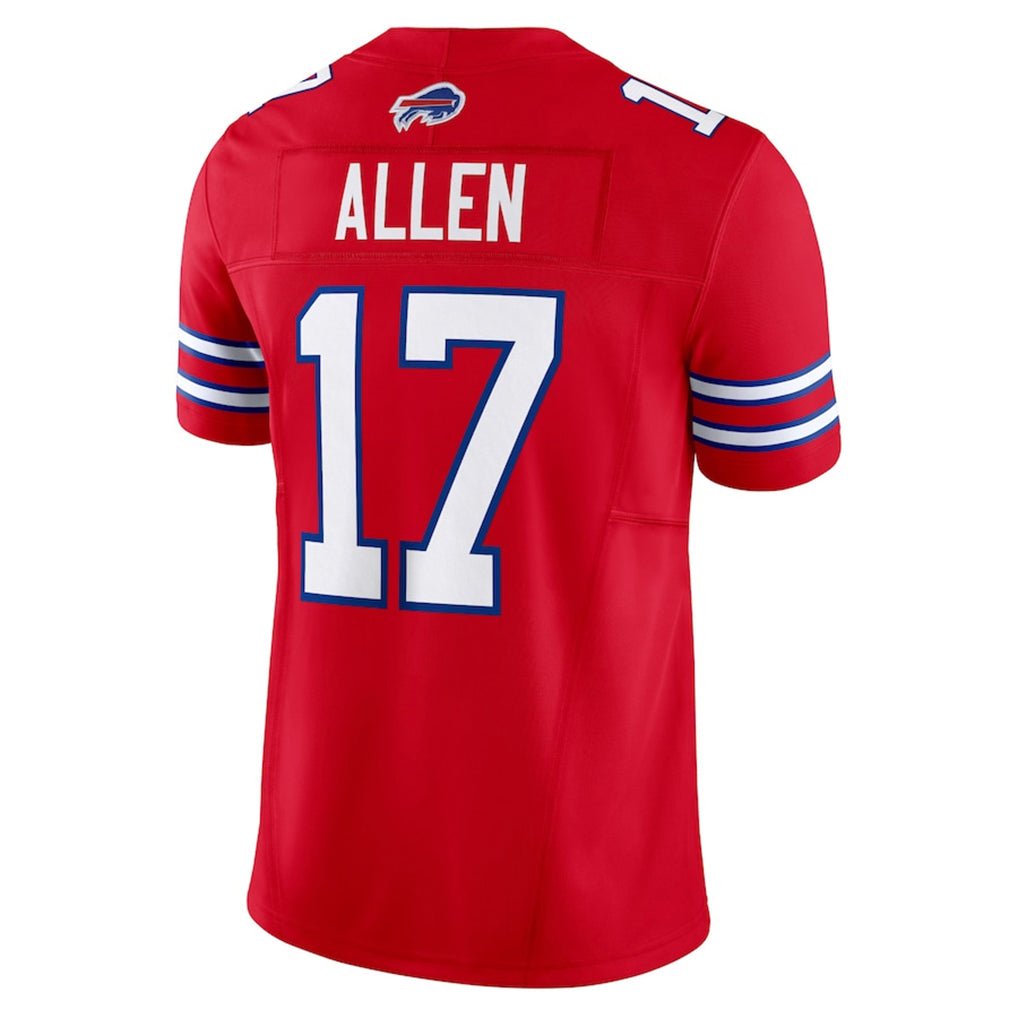 Parkc B.Bills #17 Josh Allen Player Red Vapor F.U.S.E. Limited Home Game Stitched Jerseys